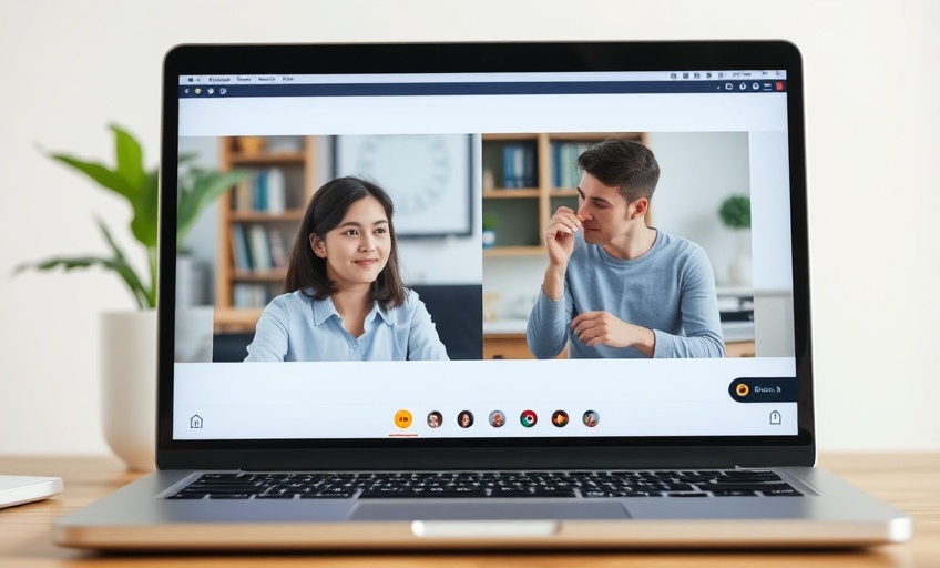 オンラインレッスン画面